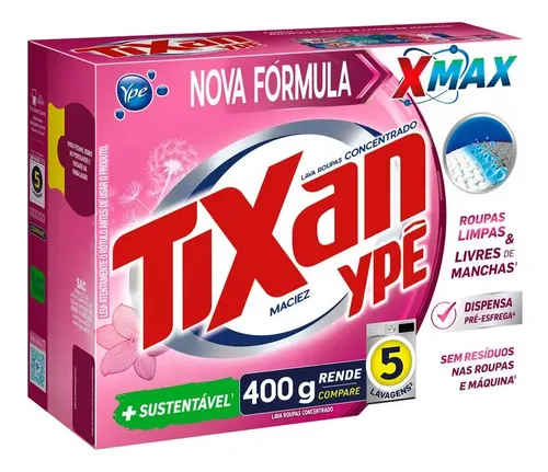 Jabón en Polvo Tixan Box 400grx24 Suavizante