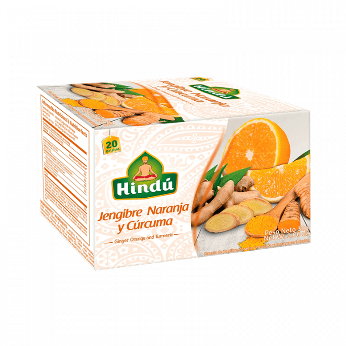 Infusion Jengibre, Naranja y Curcuma