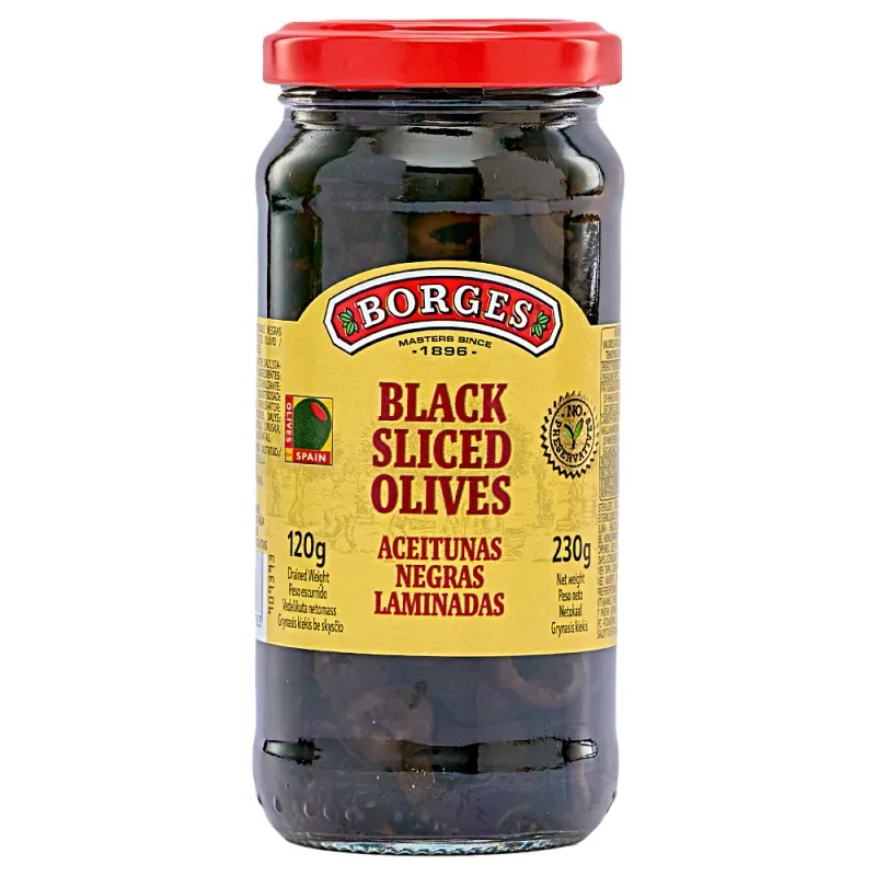 Aceituna Verde Rodajas Borges 120g