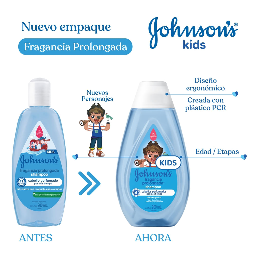 Jnj Baby Shampoo Fragancia Prolongada 20