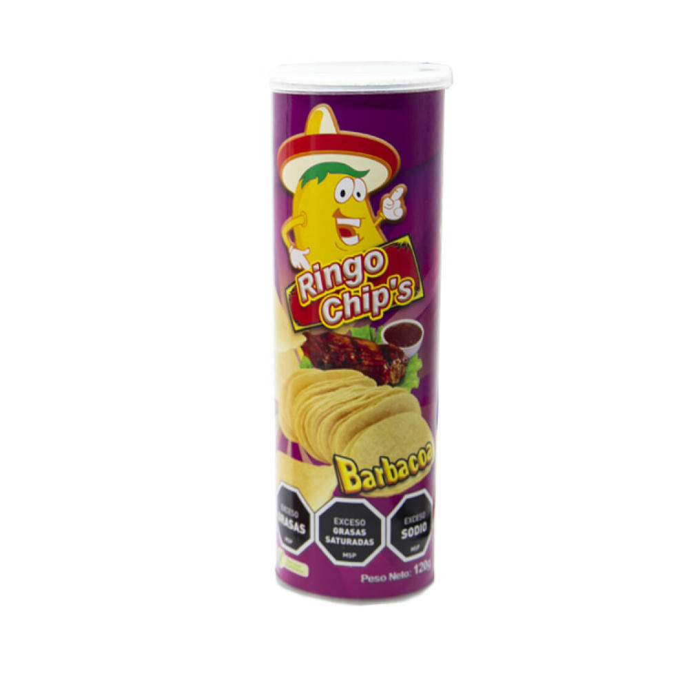 Papas Recreo Barbacoa Tubo x 120g
