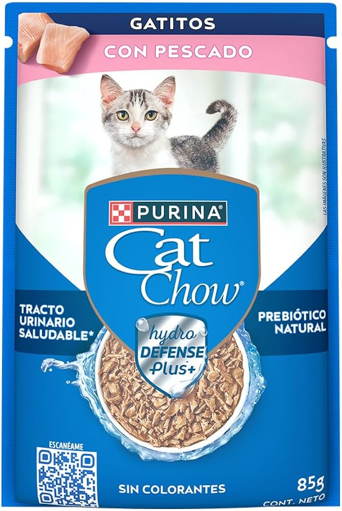 Cat Chow Gatitos Pes Caramelo y Veg 8x1