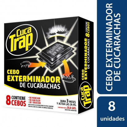 Cebo Mata Cucaracha Cucatrap x8