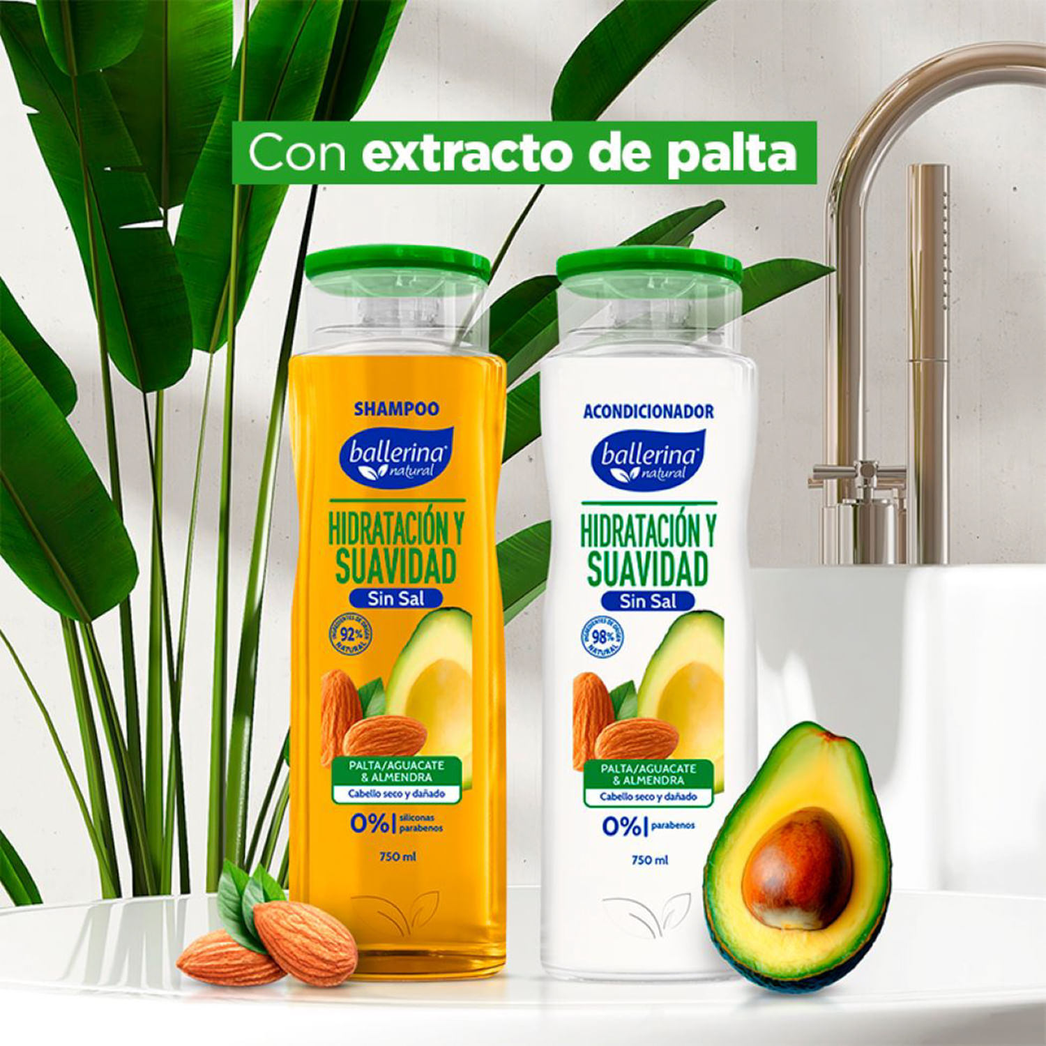Ball. Shampoo sin Sal Palta / Aguacate 1