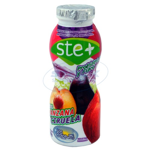 Yogur Ste + Semidesc Manz/ciruel 190g