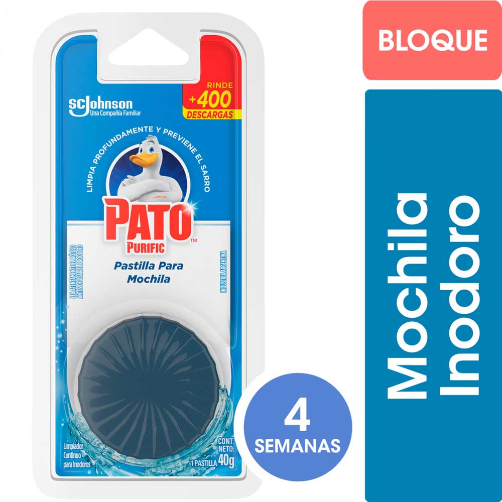 Pato Pastilla para Mochila 24x40g