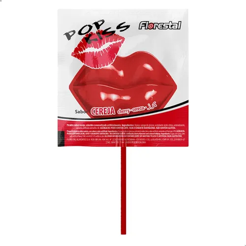 Fl Chupetin Pop Kiss Cereza 500g