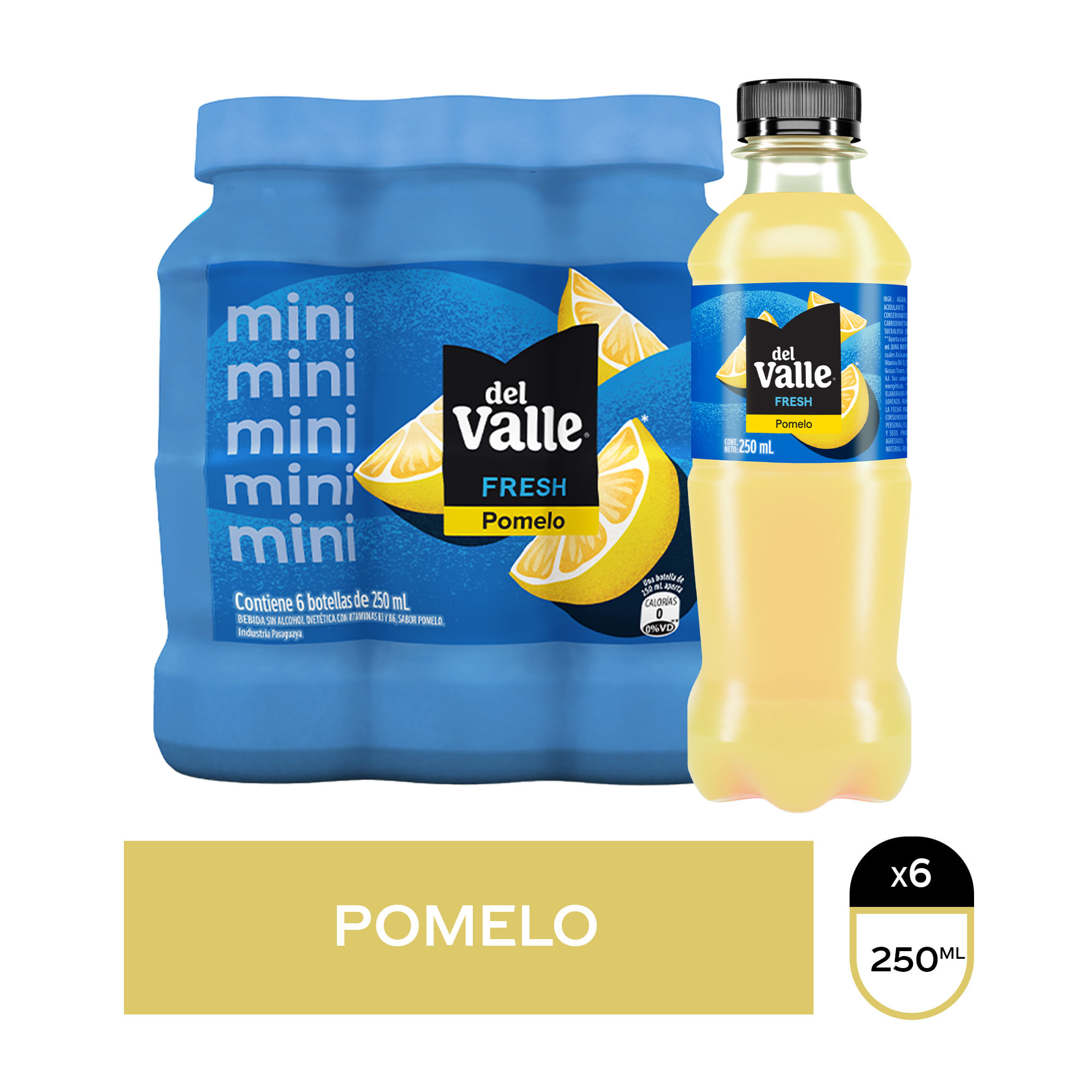 Del Valle Fresh Pomelo 250ml x6