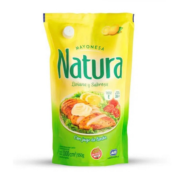 Mayonesa Natura Rvl Lg Sachet 2,9kg