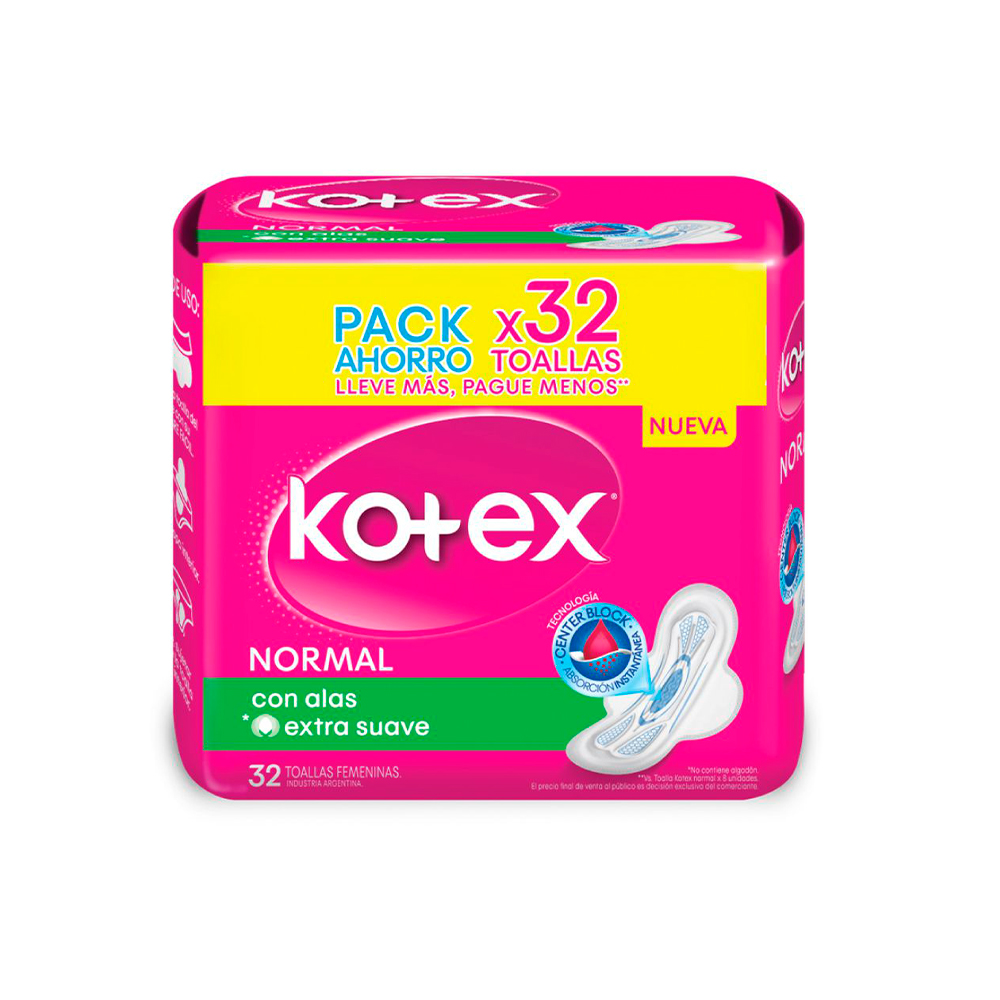 Toalla Femenina Kot Nor Tela con a Totex 12x32