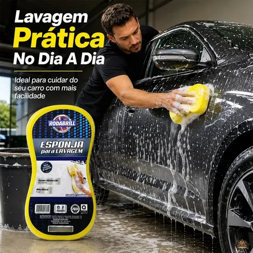 Esponja Aplicador Carros Rodabrill