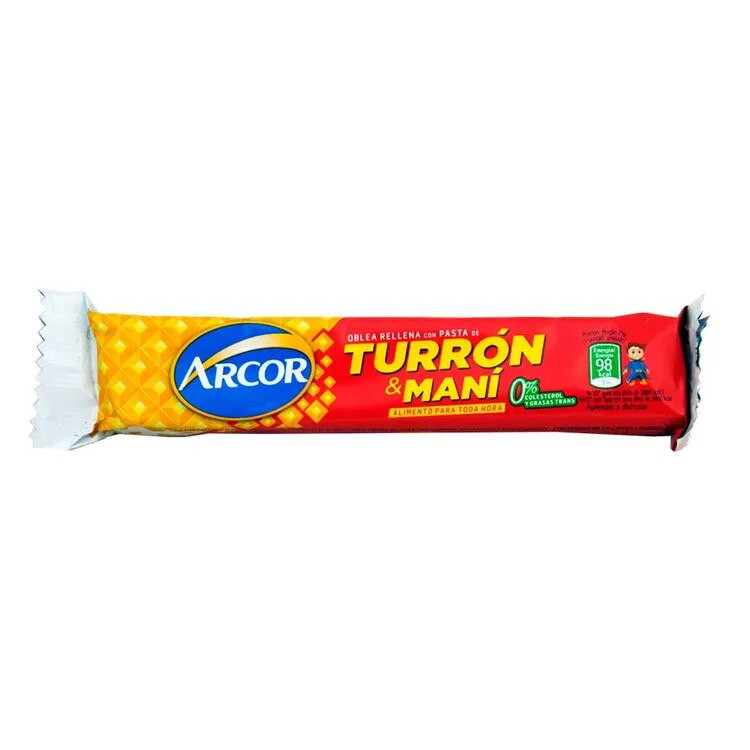 Turron de Maní Arcor 4x50x25g