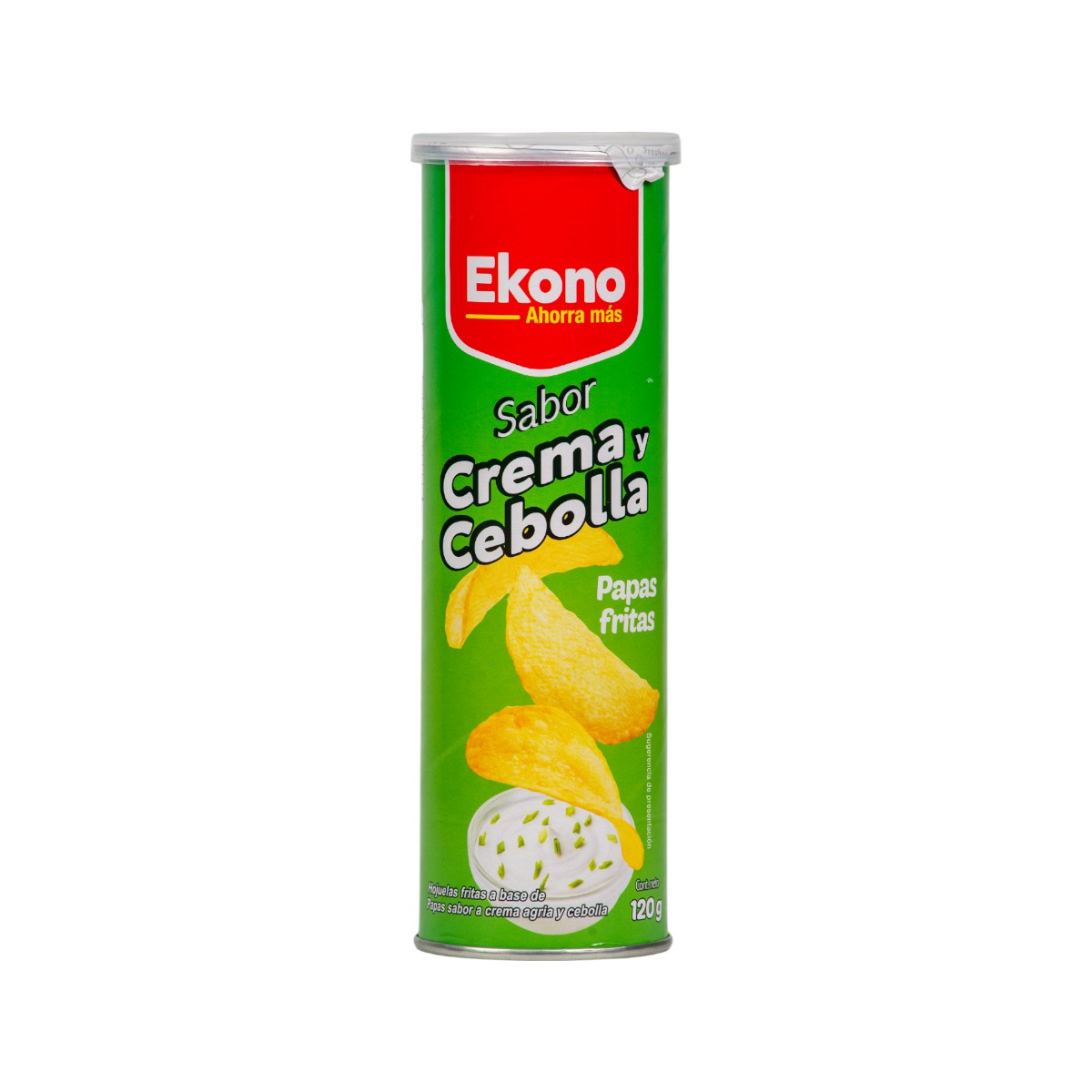 Papas Recreo Crema y Cebolla Tubo 120g
