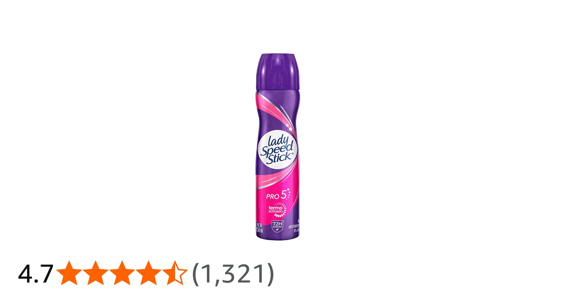 Lady Speed Stick Spray Pro5 en 1 Femenina 12x