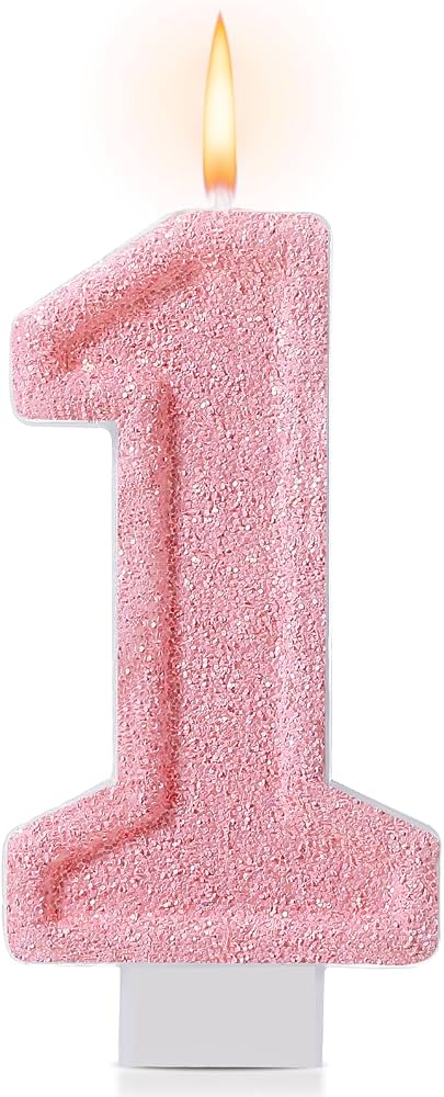 Vela Super Rosado N.1