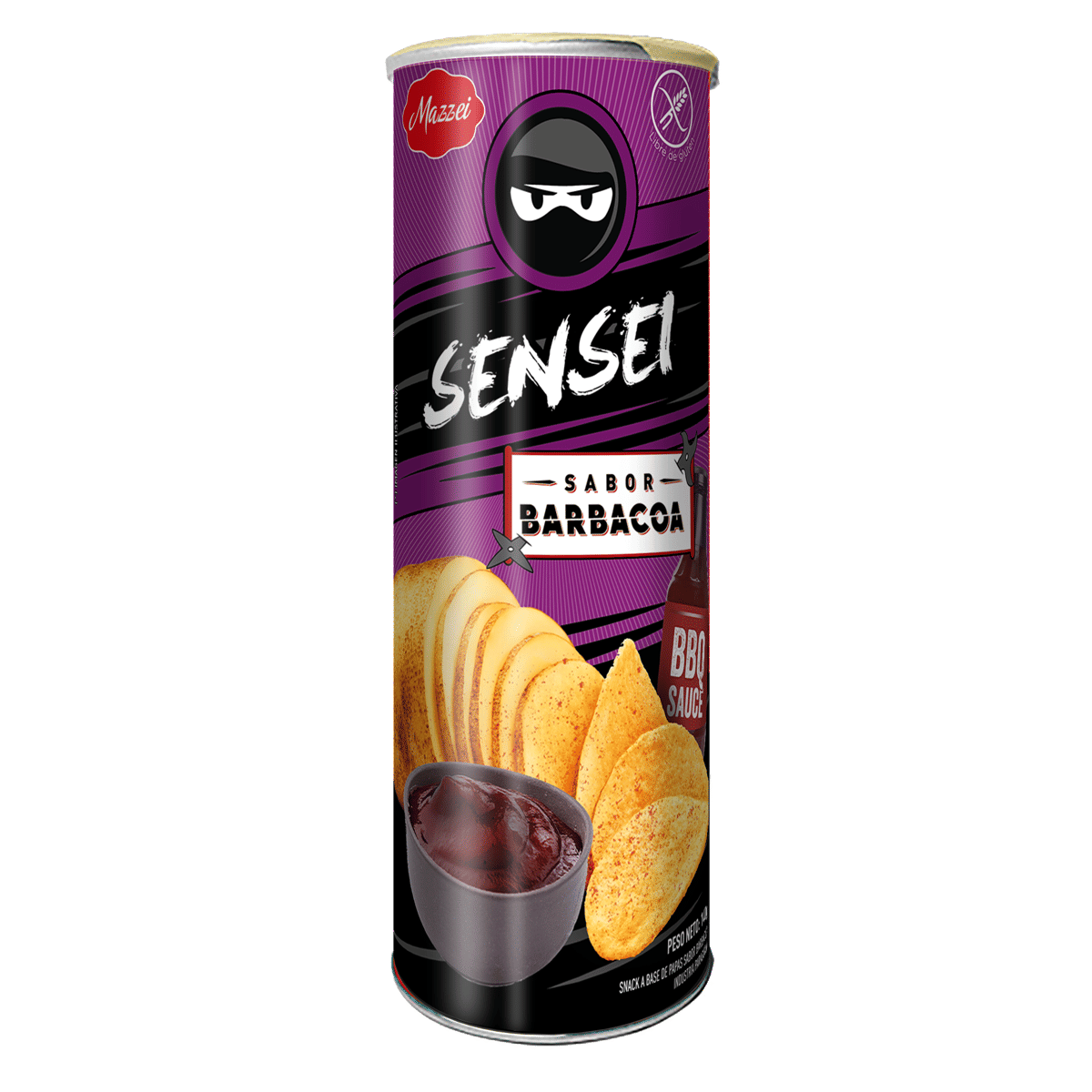 Sensei Papas Fritas Sabor Barbacoa 140g