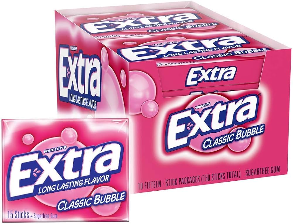 Extra Stick Bubble x15