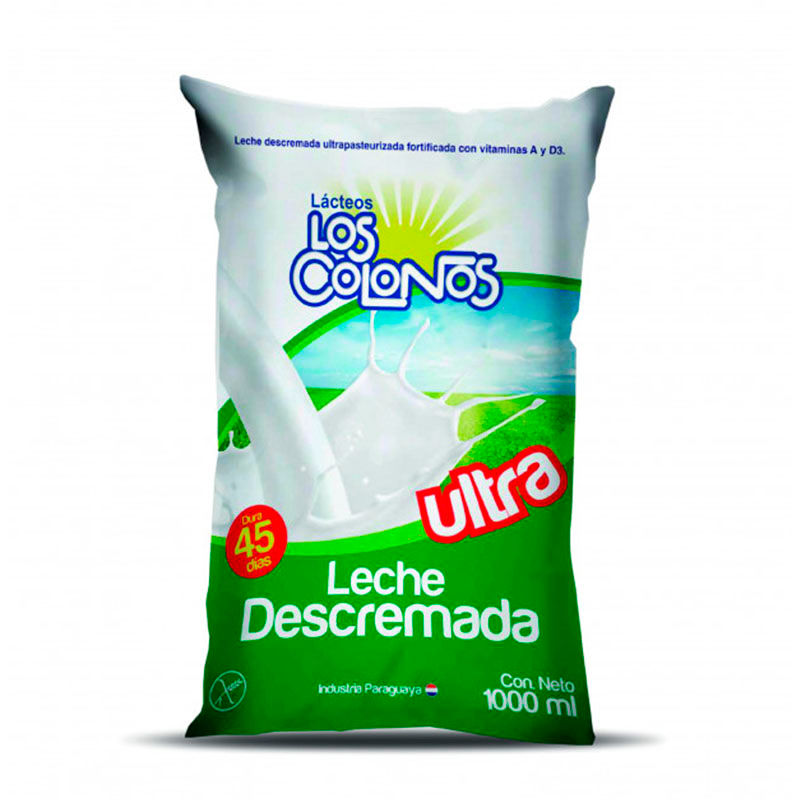 Leche Desc. Larga Vida los Colonos 1L