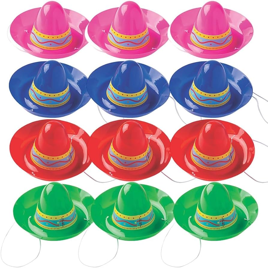 Sombrero Plástico Col. Om19263