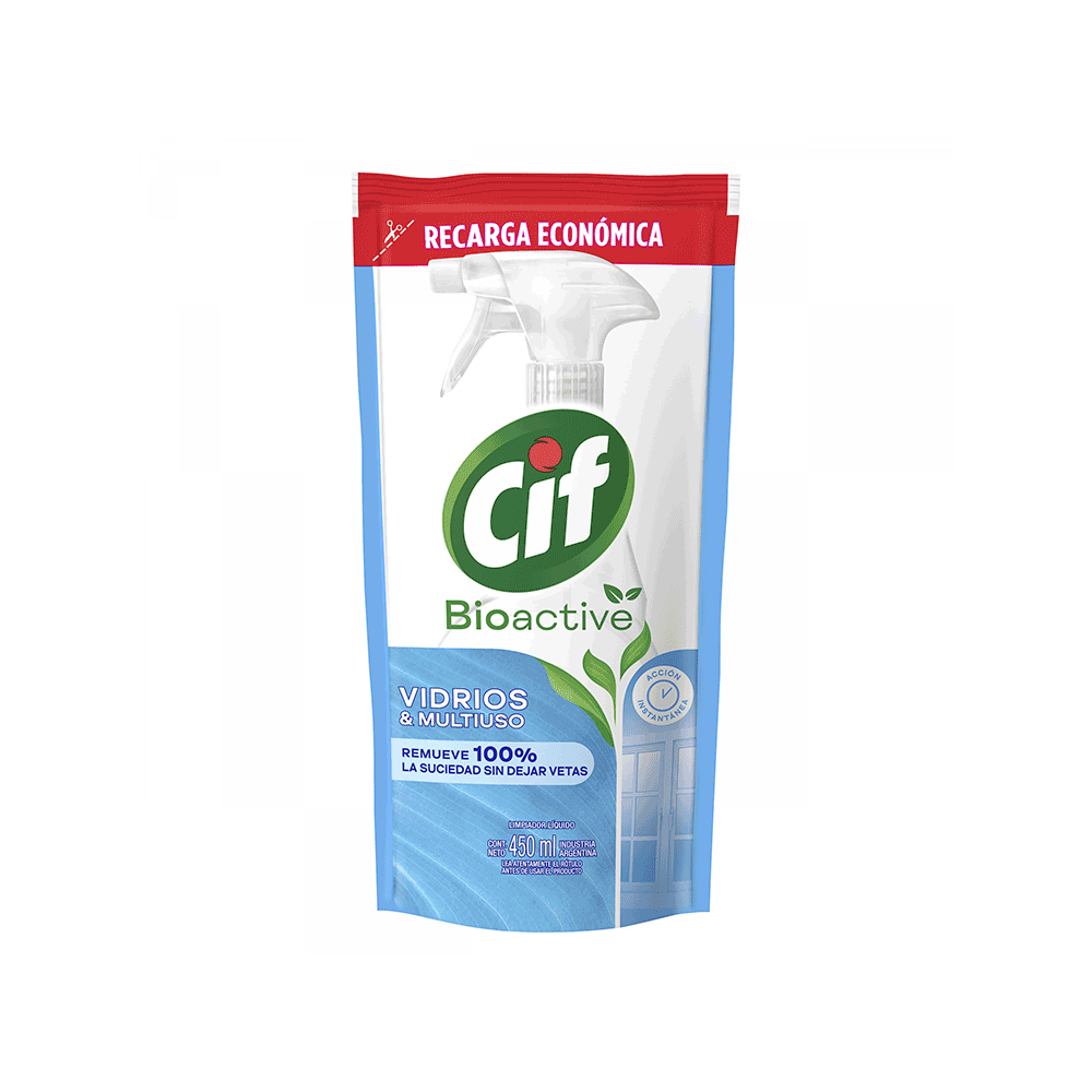 Cif Bio Vidrios sin Vetas 450ml