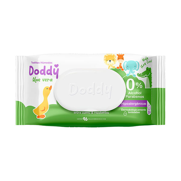 Toallitas Doddy Vit E 100un