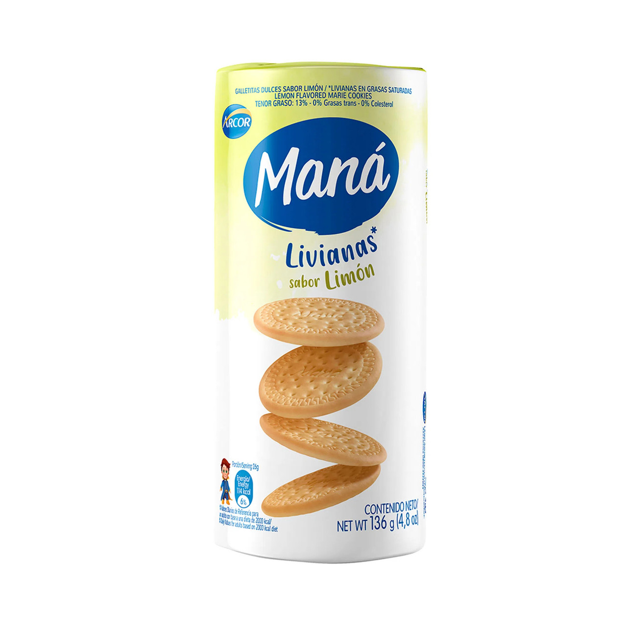 Mana Sabor Limón 36x136g