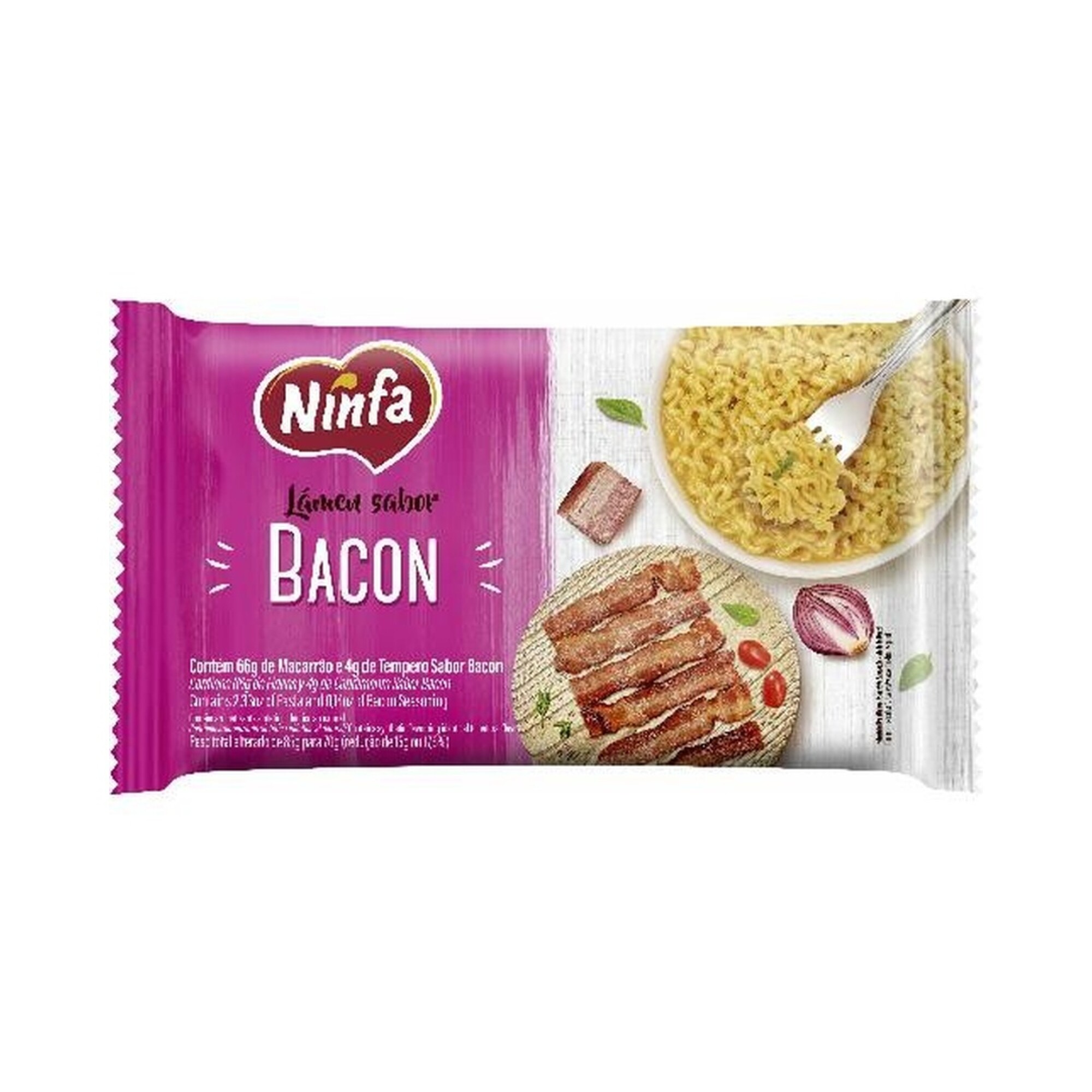 Fideo Inst Ninfa Bacon 70g