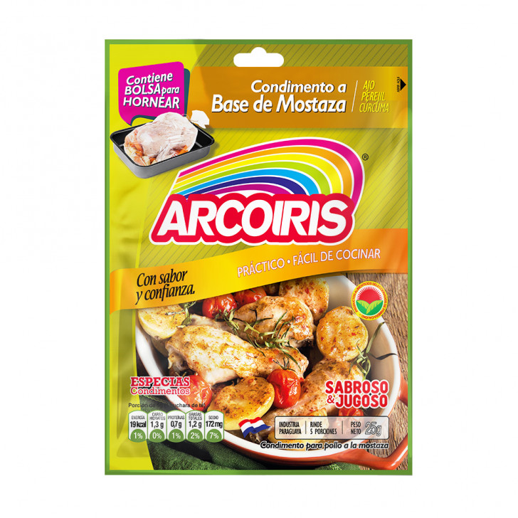 Condimento para Pollo a la Mostaza Horno 6