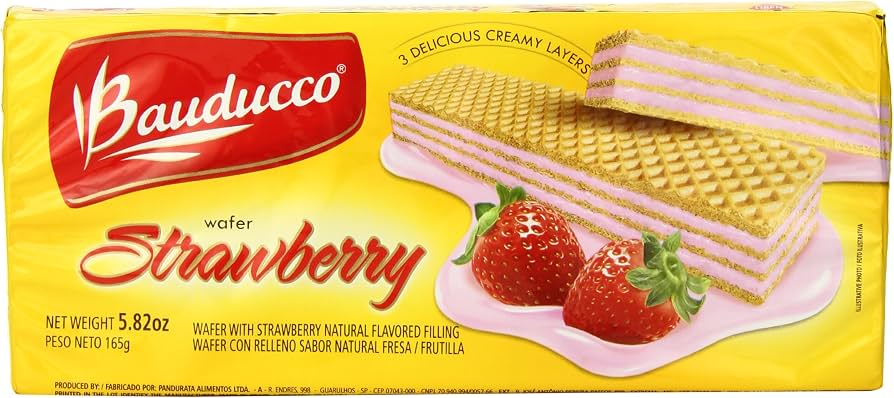 Wafer Bonsabor Frutilla 80g