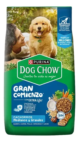 Dog Chow Gran Comienzo Ppy M/l 21kg