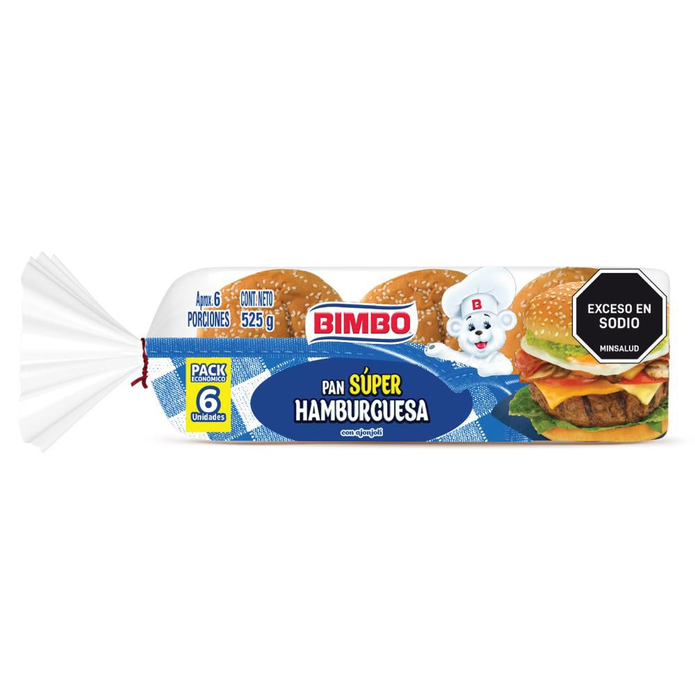 Pan de Hamburguesa x6