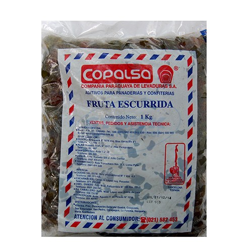Fruta Abrillantada Copalsa 1kg