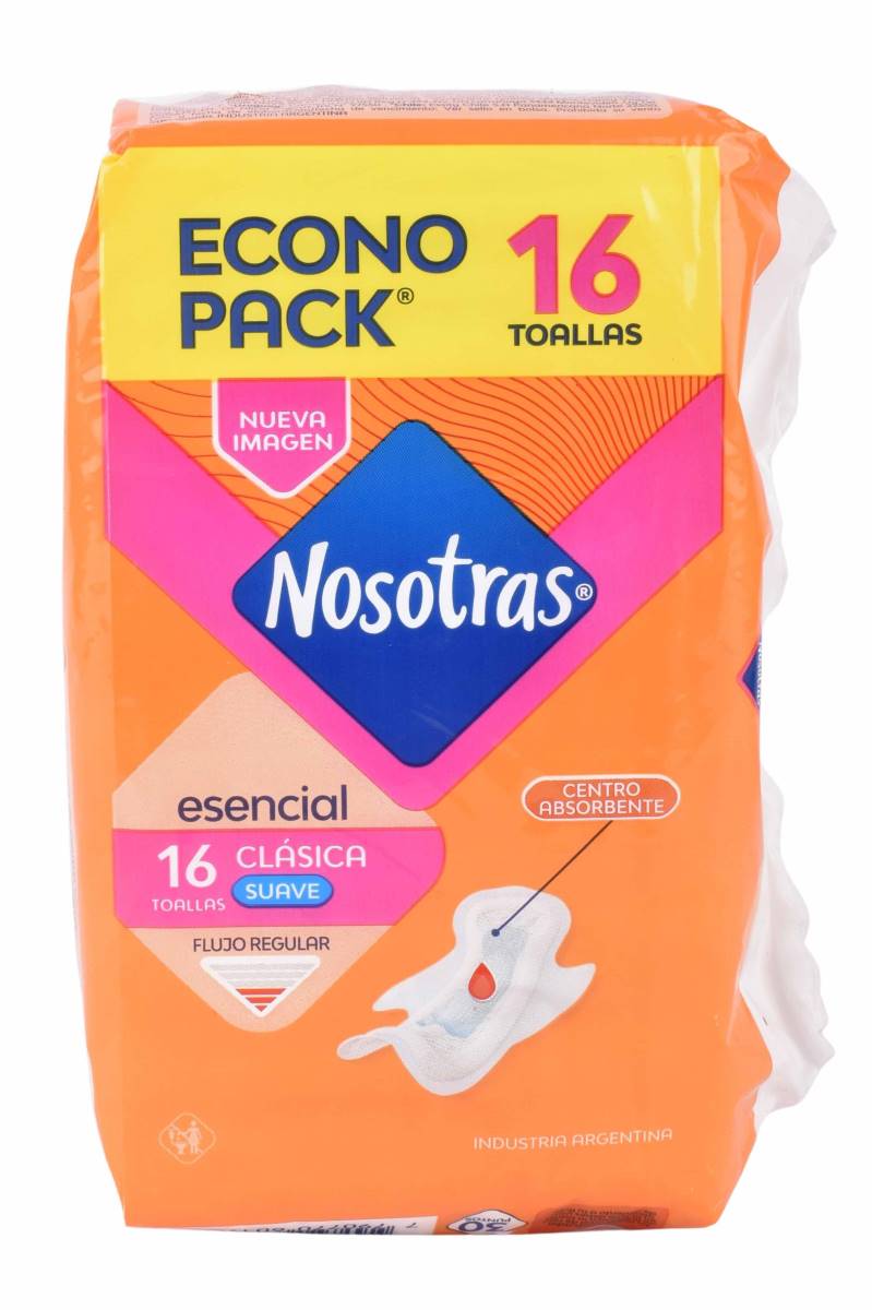 Toalla Nosotras Clásica Esencial 16 Un