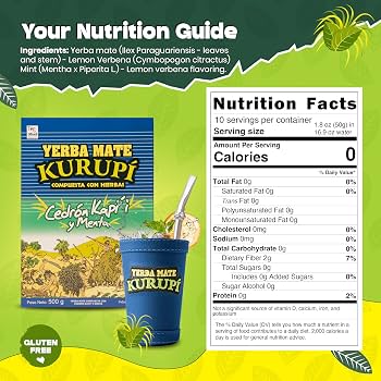 Yerba Kurupi Cedron y Menta x 250g