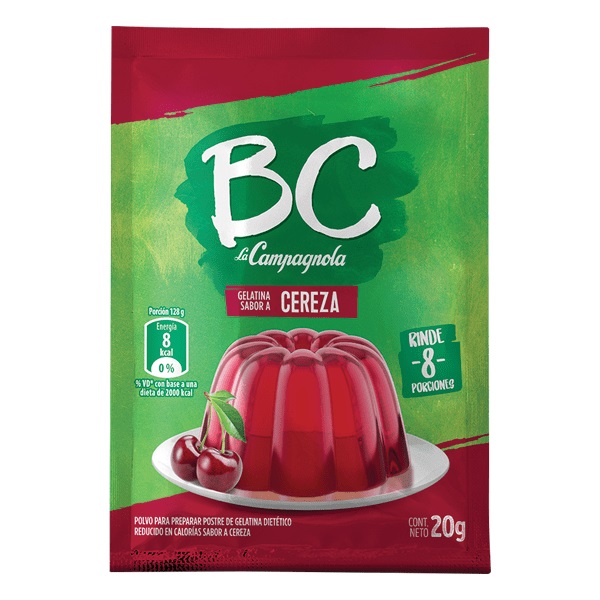 Gelatina Cereza 20g