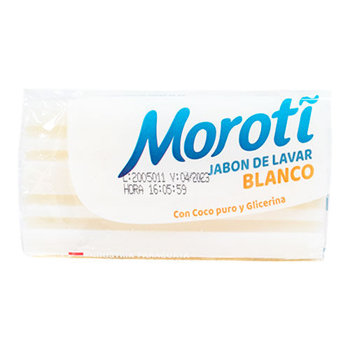 Jabón en Pan Moroti Blanco 120g