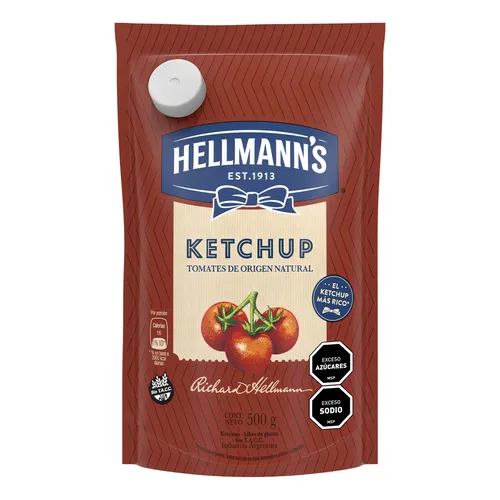 Hellmanns Ketchup con Tomate Doypac 15x500