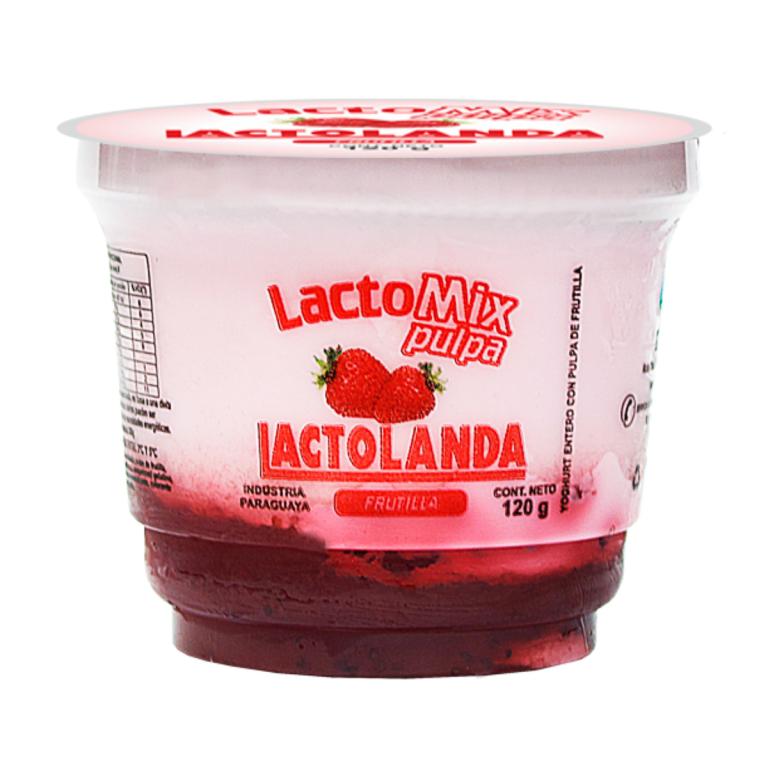 Lactomix Pulpa Frutilla Lactolanda 120g