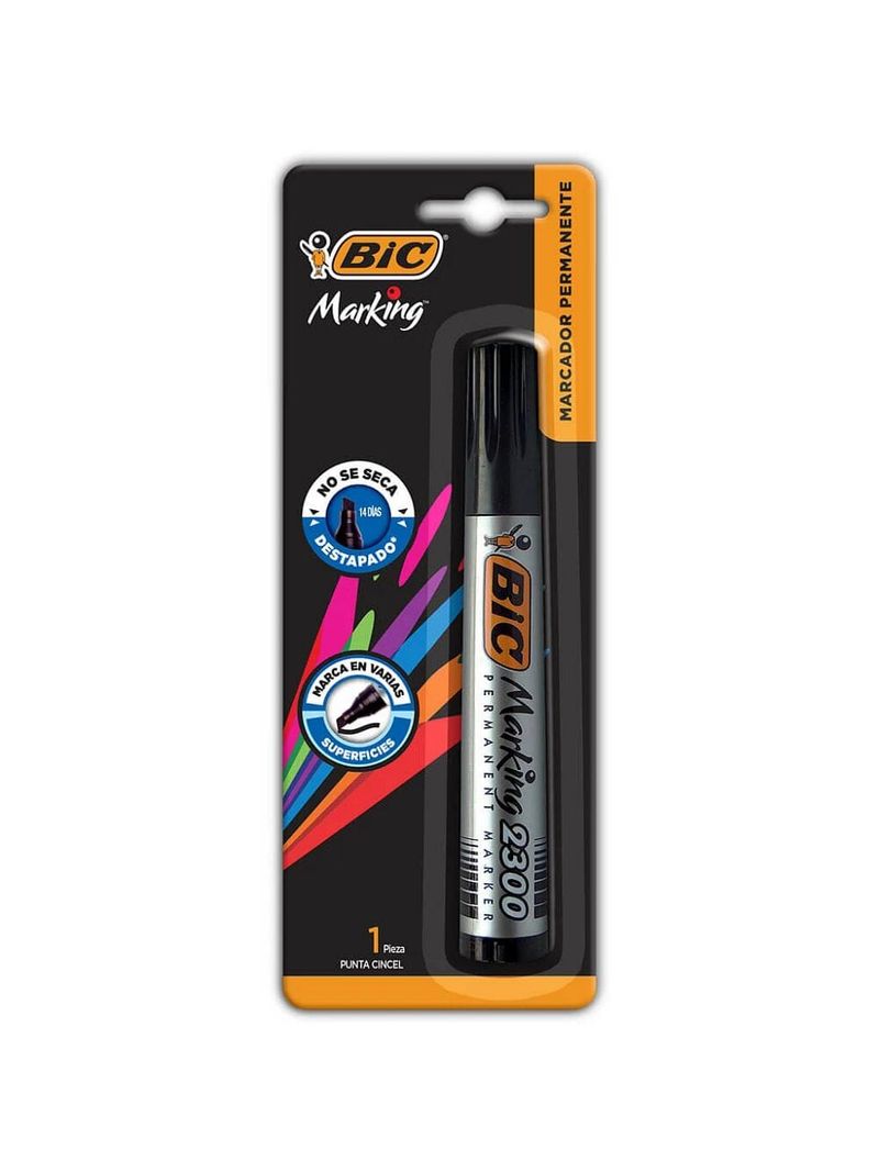 Marcador Permanente Bic Negro