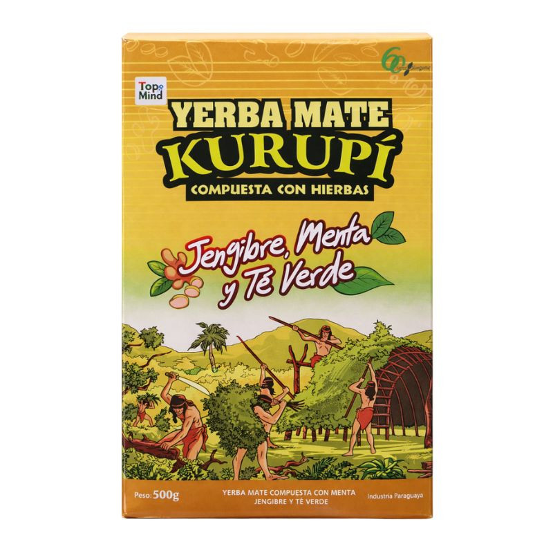 Yerba Kurupi Jengibre y Menta x 250g