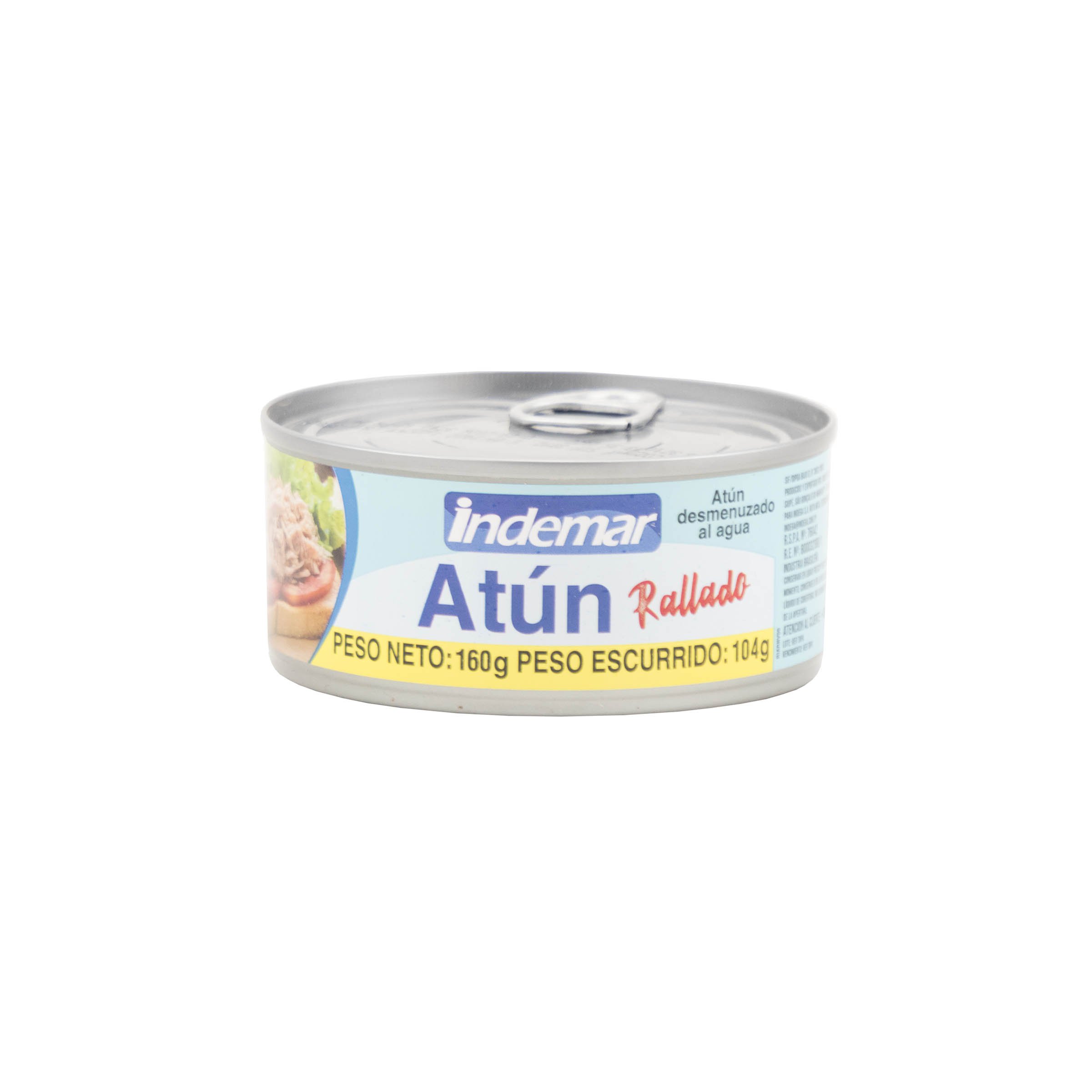 Atún Rallado en Agua Indemar 160g