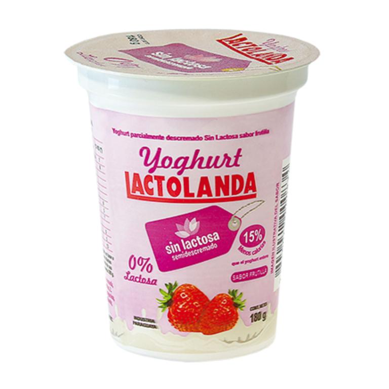 Yoghurt sin Lactosa Frutilla de 180ml
