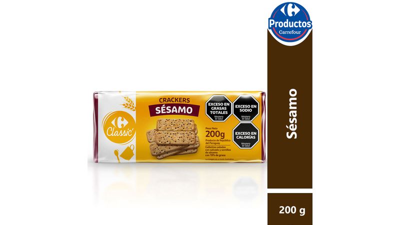 Crackers Sésamo 200g