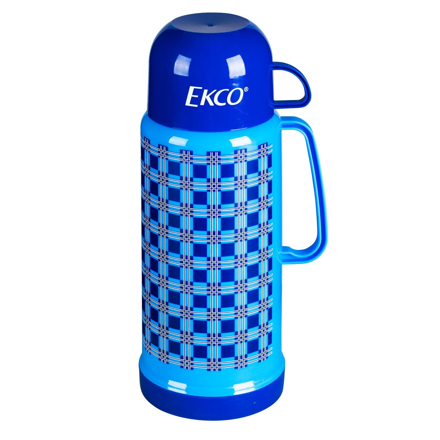 Termo Cristal con Rosca Azul 1L