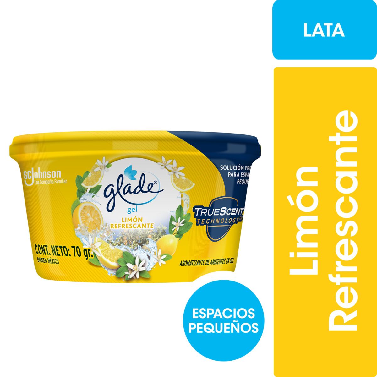 Glade Minigel Baño Limón 70g x12