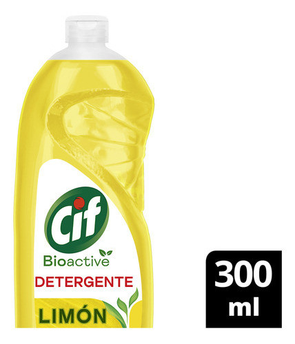 Cif Detergente Bioactive Limón Bot 300ml