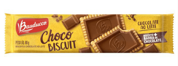 Choco Biscuit Ao Leite Bauducco 80g
