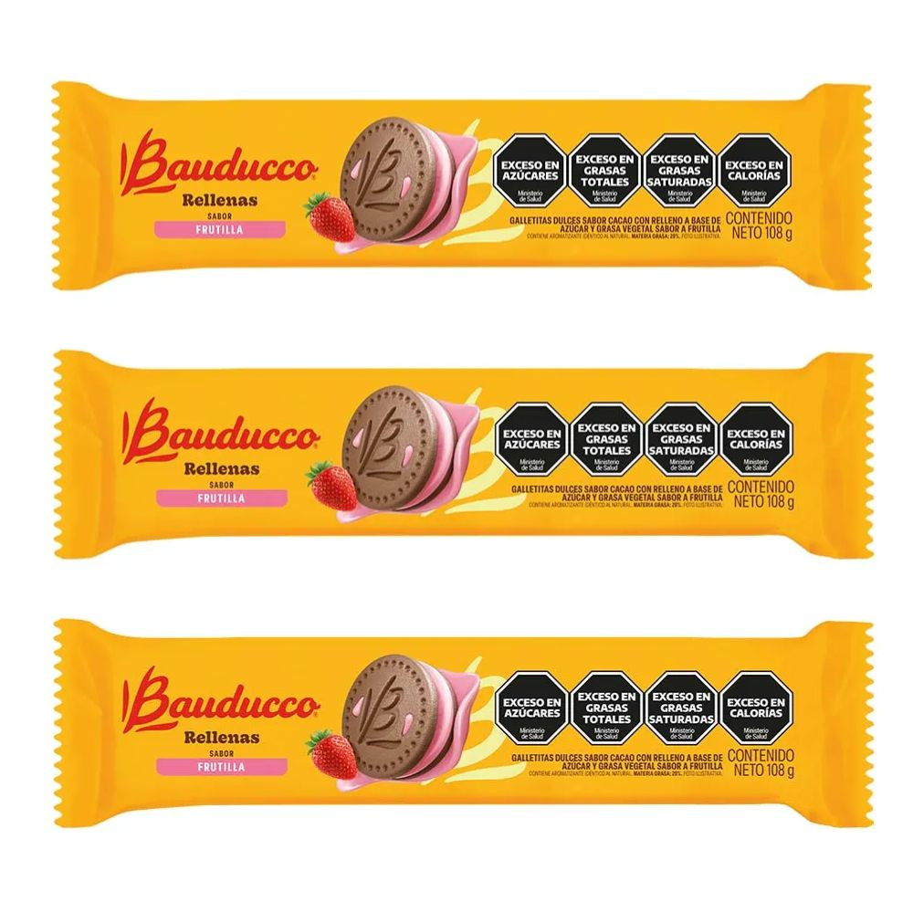 Galletitas Baucucco Frutilla 108g