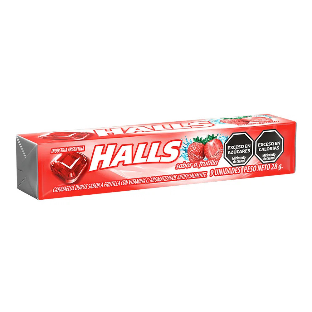 Halls Frutilla 28g