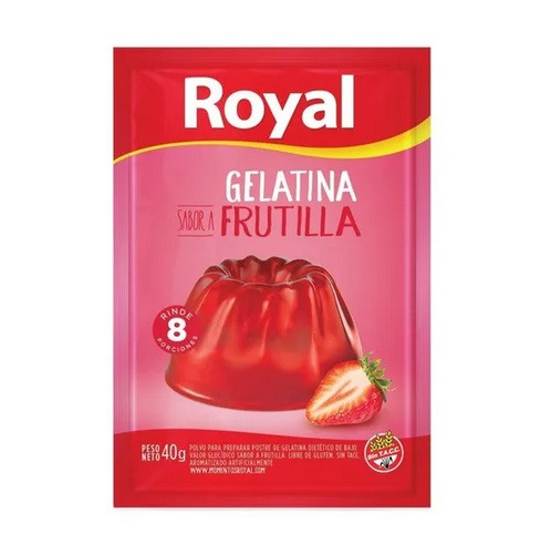 Gelatina Frutilla 20g